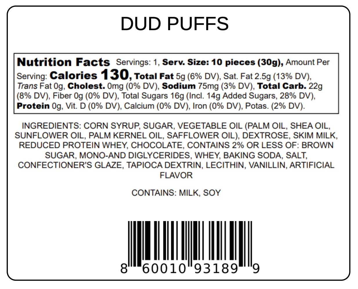 Dud Puffs